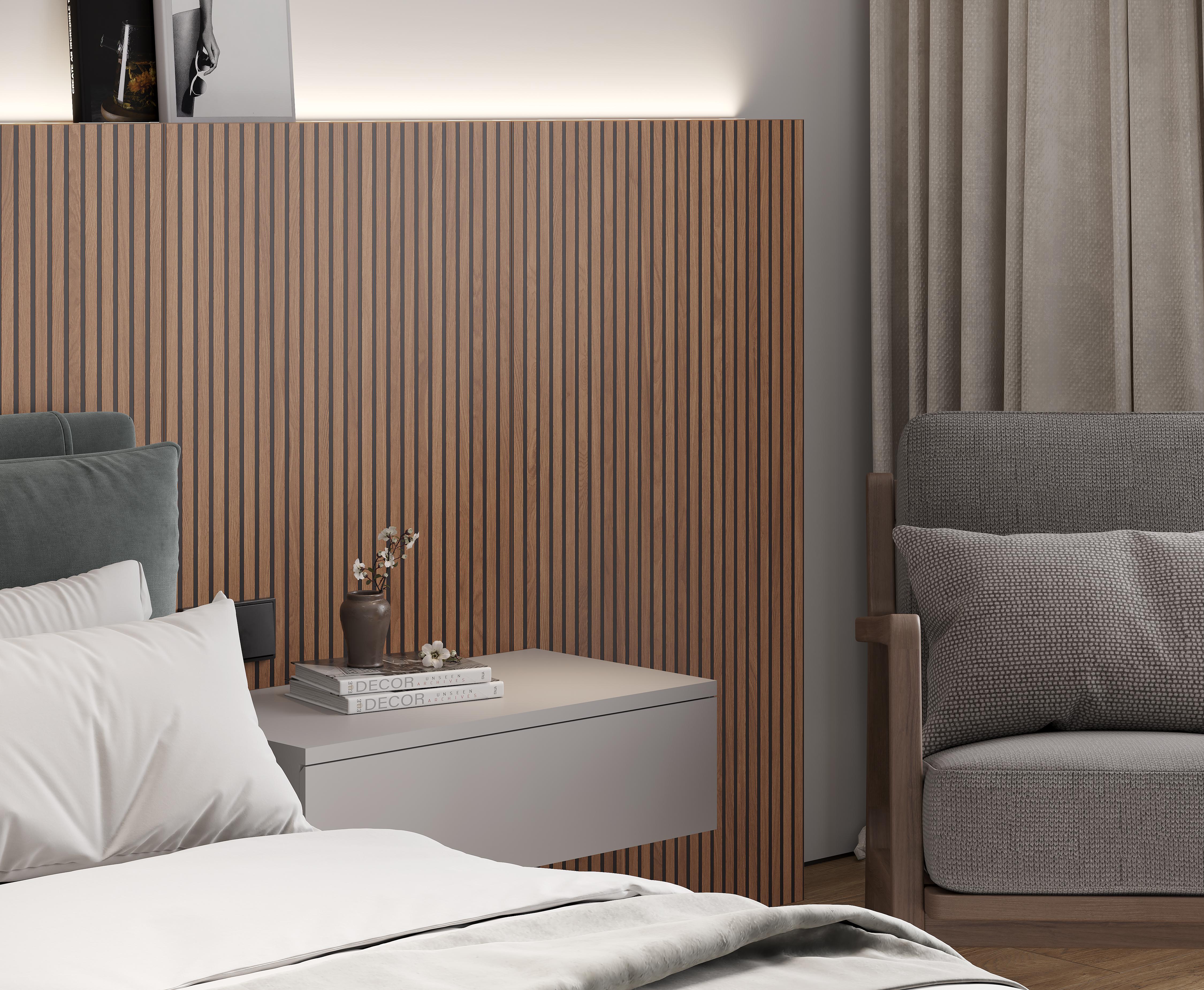 Wood Canarium Wenge Stripes- идеальный керамогранит под деревянные рейки