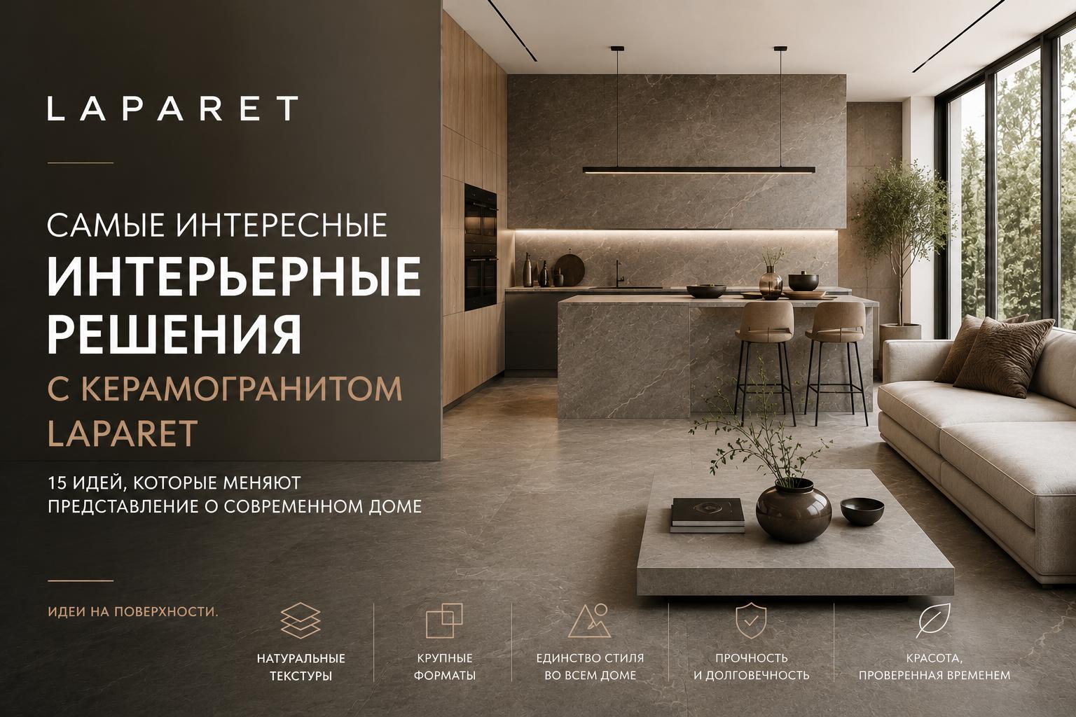 Самые интересные интерьерные решения с LAPARET